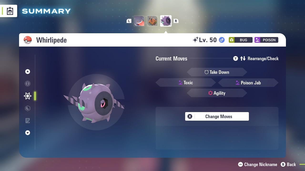 Shiny WHIRLIPEDE Pokémon Legends ZA 6IV Competitive Battle Ready Pokémon card photo 3