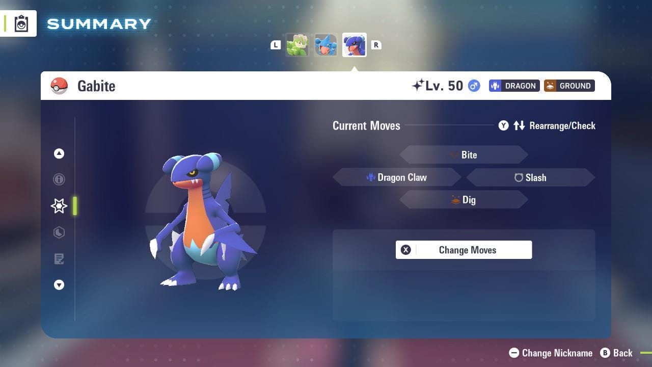 Фото покемона Блестящий ГАБИТ Pokémon Legends ZA 6IV Готов к соревновательным битвам 3