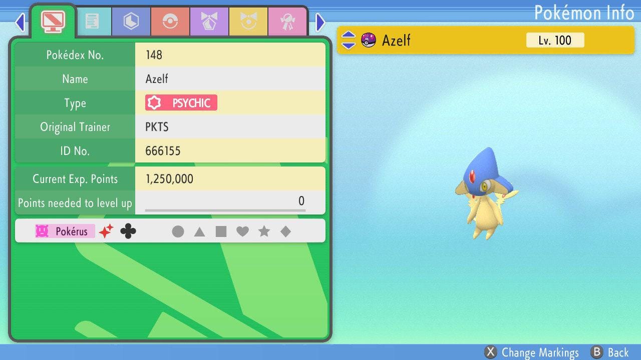 SHINY 6IV AZELF Pokemon Brilliant Diamond Shining Pearl 6IV Competitive Battle Ready Pokémon card photo 2