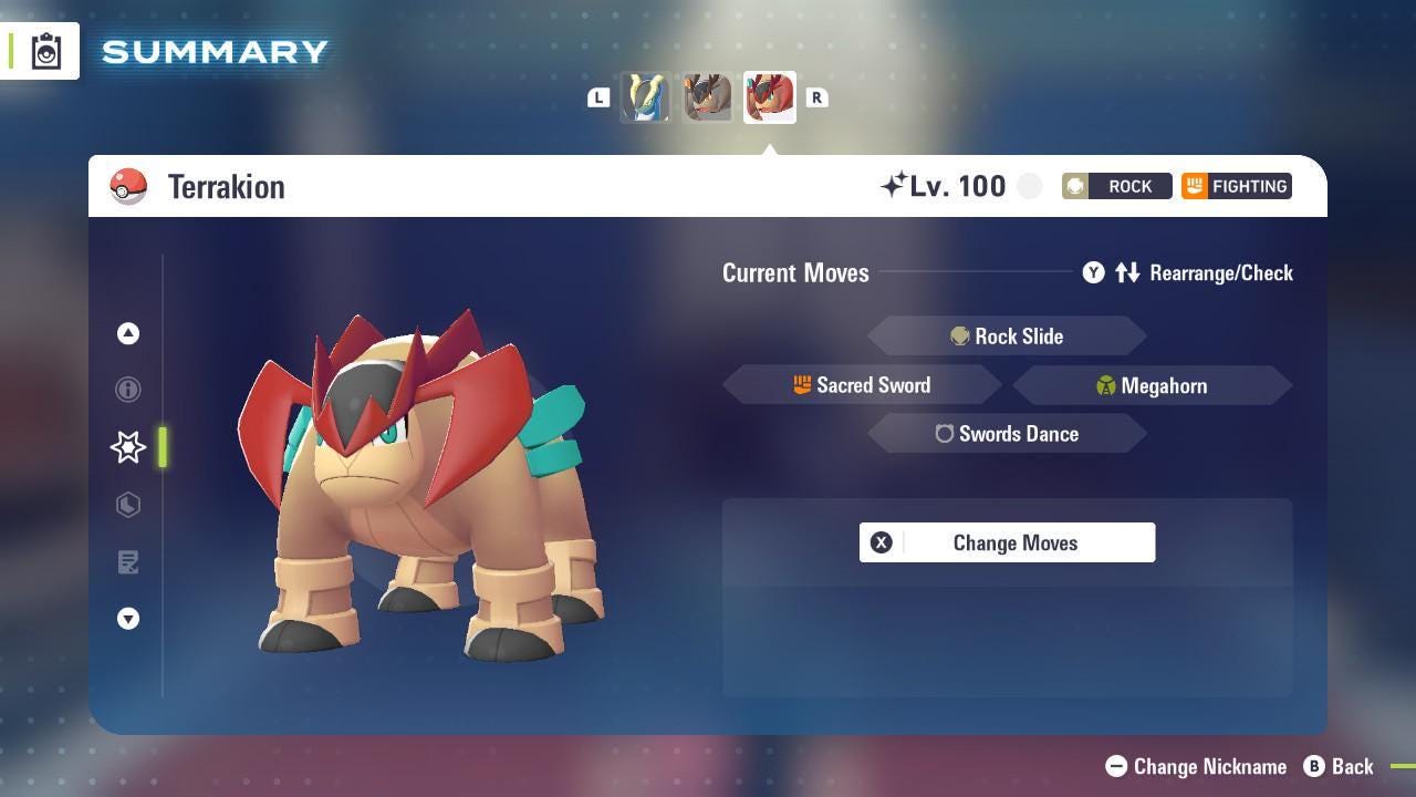 Shiny Terrakion Pokemon Legends Za Mega Dimension DLC 6IV Competitive Battle Ready Pokémon card photo 4