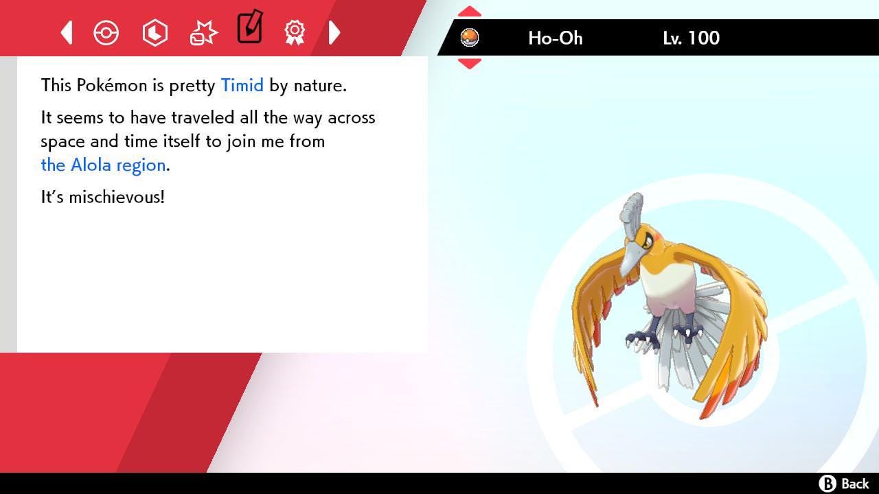 Shiny 6IV HO OH Pokemon Sword Shield 6IV Competitive Battle Ready Pokémon card photo 5