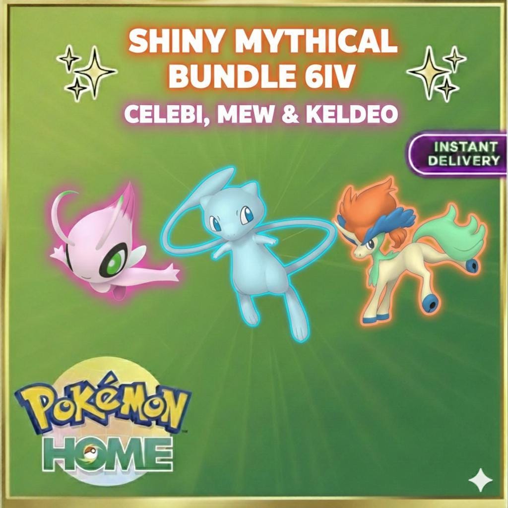 Pokemon HOME Mythical Bundle Set Custom Ot Event Sv Trade FAST DELIVERY Ready – Exclusive Event Pokémon Pokémon card photo