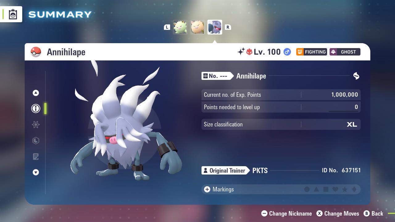 Alpha Annihilape Shiny 6IV Pokemon Legends ZA Mega Dimension DLC Pokemon Legends Za Mega Dimension DLC 6IV Competitive Battle Ready Pokémon card photo 3