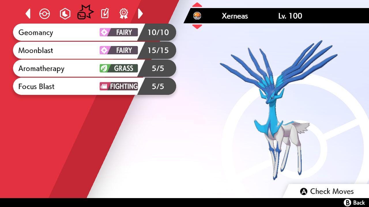 Shiny XERNEAS Pokemon Sword Shield 6IV Competitive Battle Ready Pokémon card photo 4