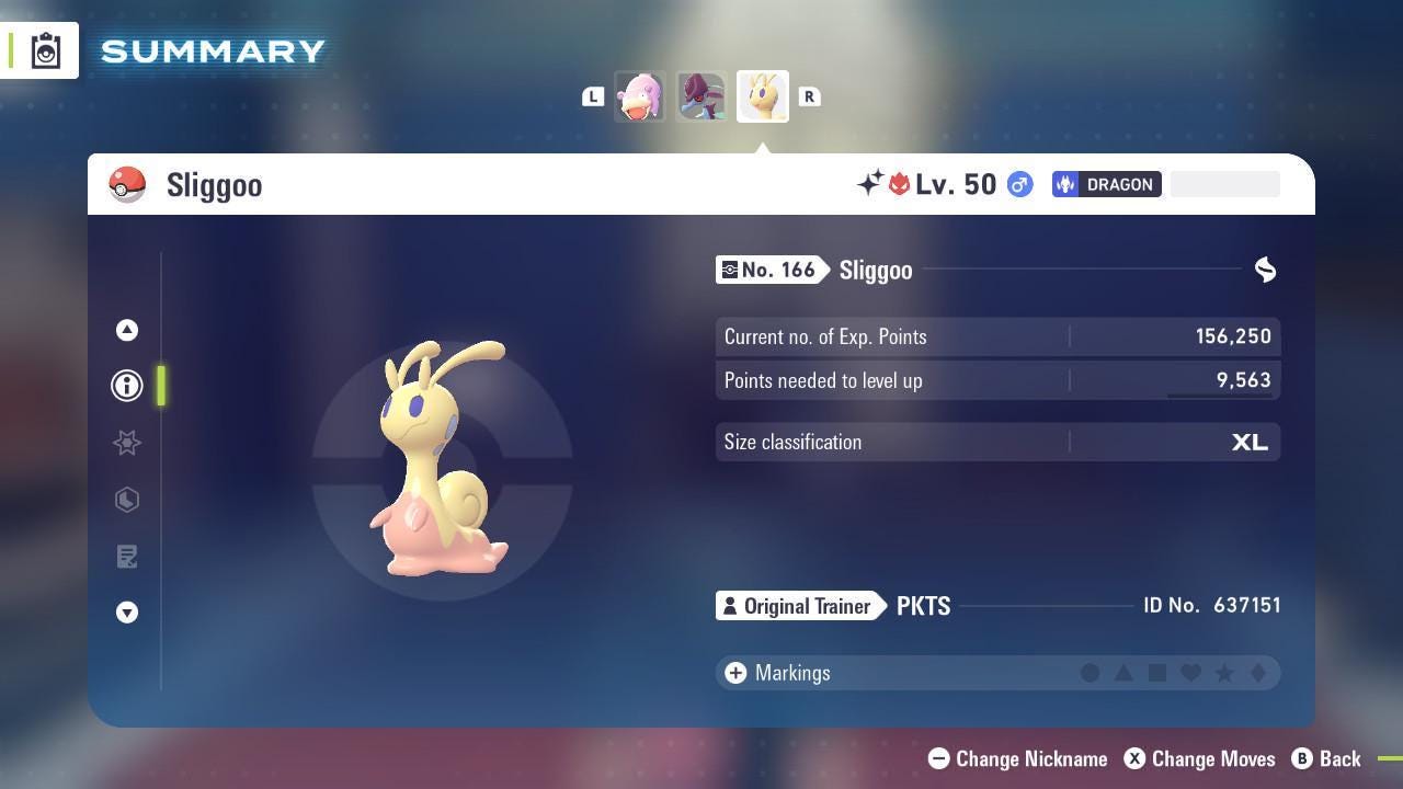 Shiny Alpha Sliggoo Pokémon Legends ZA 6IV Competitive Battle Ready Pokémon card photo 2