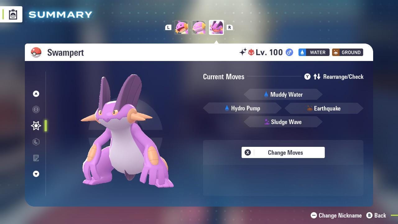 Shiny Alpha Swampert Pokemon Legends Za Mega Dimension DLC 6IV Competitive Battle Ready Pokémon card photo 4