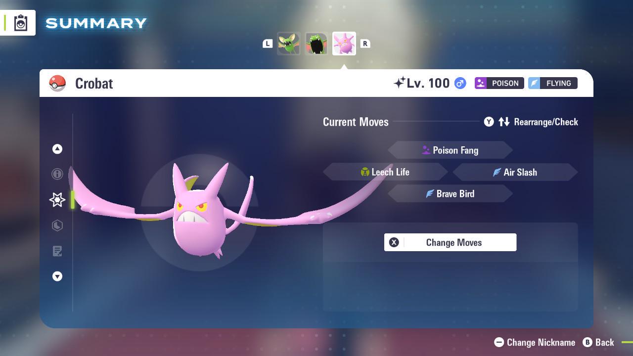 Shiny Crobat Pokemon Legends ZA Mega Dimension DLC 6IV Competitive Battle Ready Pokémon card photo 4