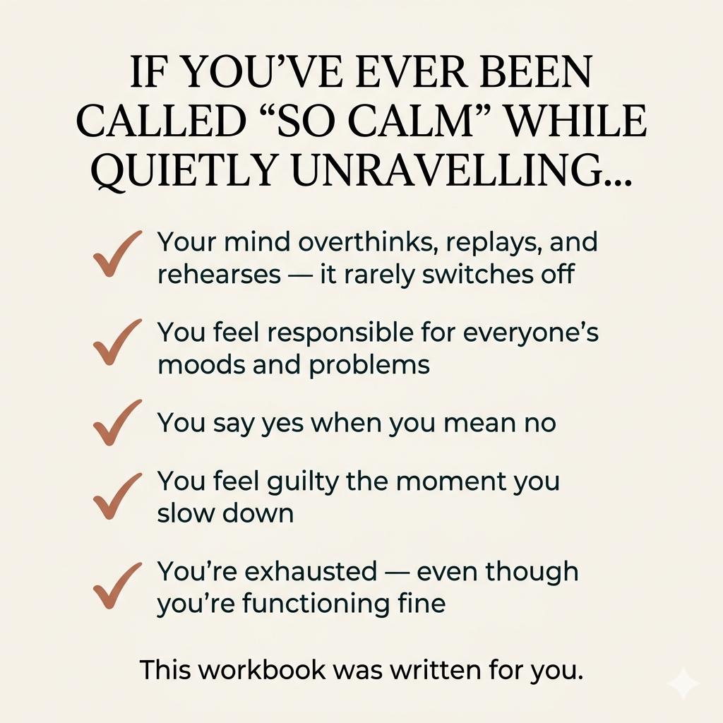 High Functioning Anxiety Workbook Printable PDF Stop Overthinking People Pleasing Boundaries Emotional Exhaustion Self Help Pokémon card photo 2