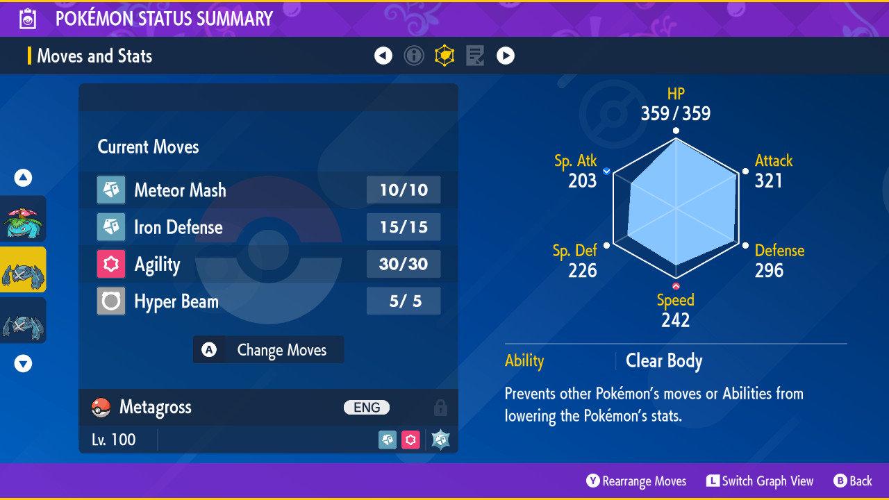 Shiny METAGROSS Pokémon Scarlet and Violet 6IV Competitive Battle Ready Pokémon card photo 2
