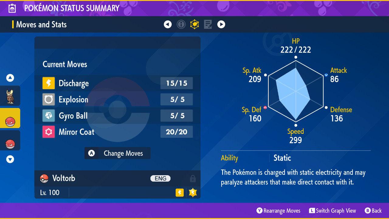 Shiny VOLTORB Pokémon Scarlet Violet 6IV Competitive Battle Ready Pokémon card photo 3