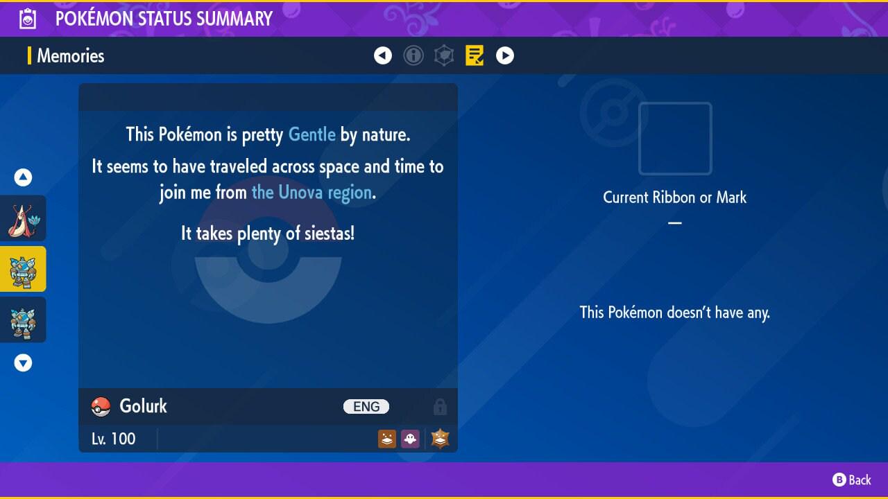 Shiny GOLURK Pokémon Scarlet and Violet 6IV Competitive Battle Ready Pokémon card photo 3