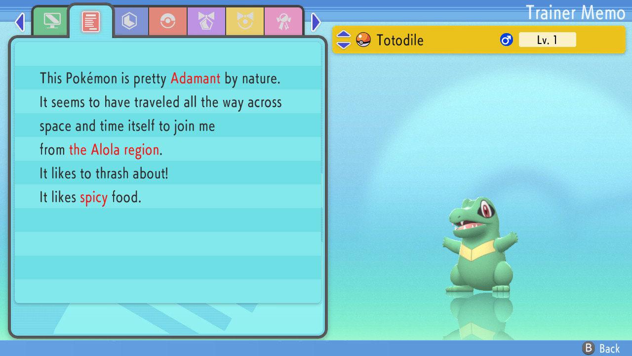 SHINY 6IV TOTODILE Pokemon Brilliant Diamond Shining Pearl 6IV Competitive Battle Ready Pokémon card photo 2