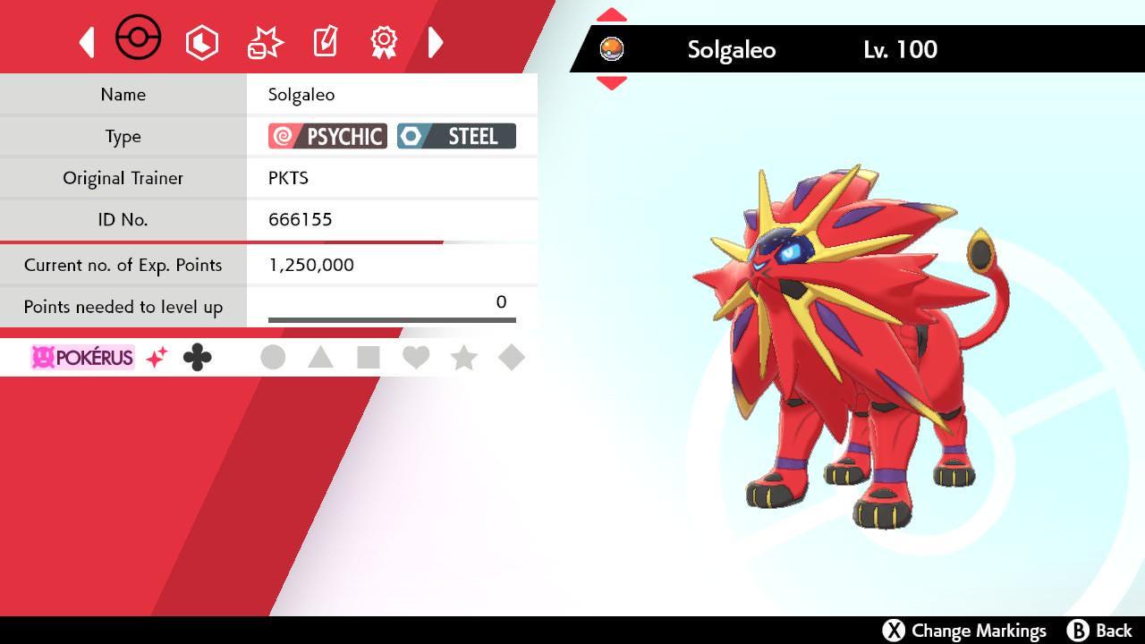 Shiny SOLGALEO Pokemon Sword Shield 6IV Competitive Battle Ready – Sword & Shield Pokémon card photo