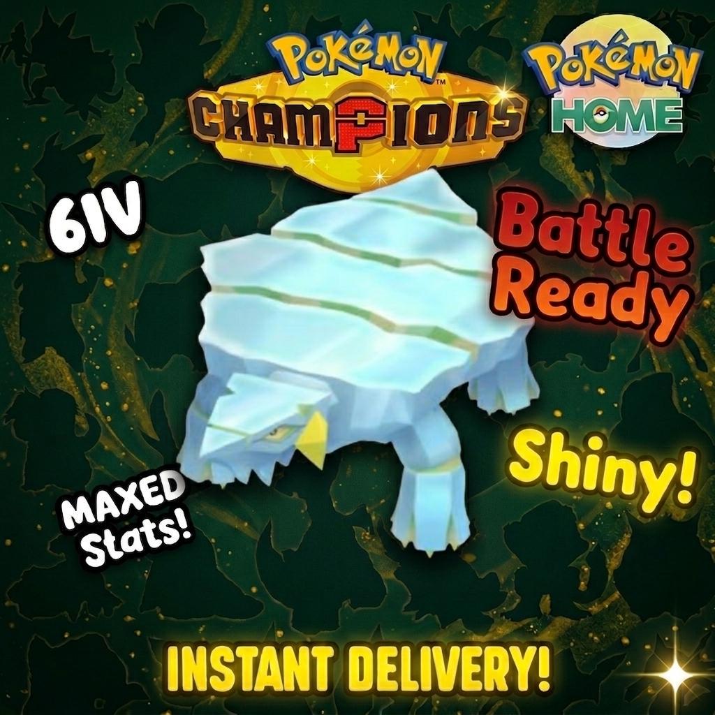 Shiny Avalugg Pokémon Champions 6IV Competitive Battle Ready – Champions Pokémon card photo