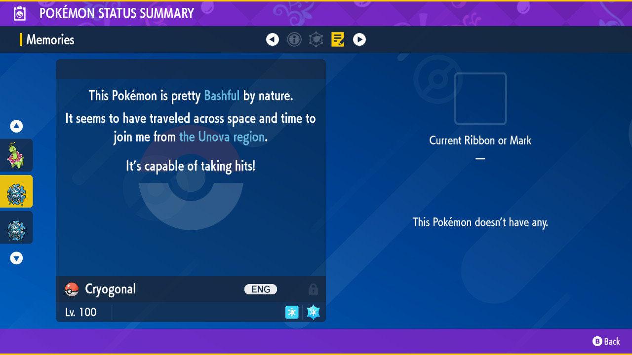 Фото покемона Блестящий КРИОГОНАЛ (Shiny CRYOGONAL) Pokémon Scarlet Violet 6IV, готовый к соревновательным боям 2