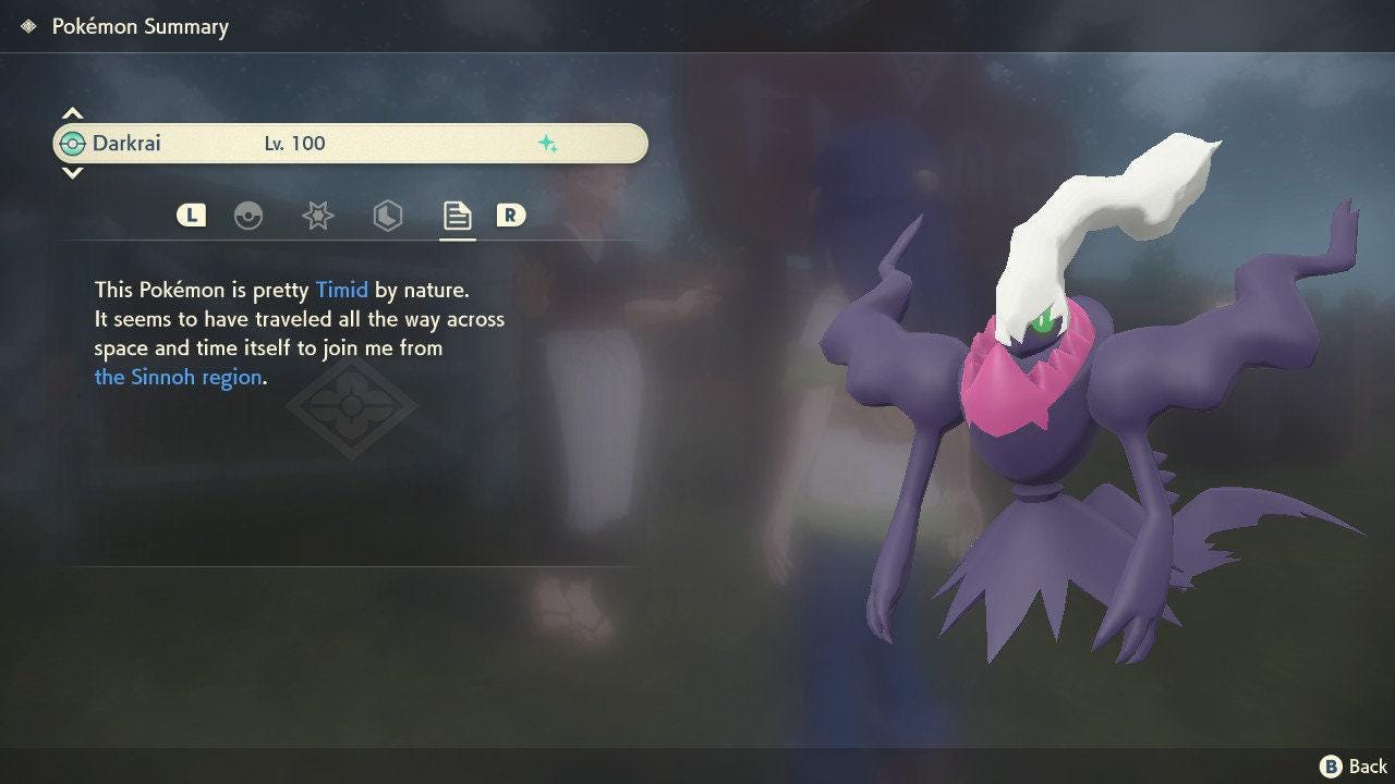 Shiny Darkrai Pokemon Legends Arceus 6IV Competitive Battle Ready Pokémon card photo 5