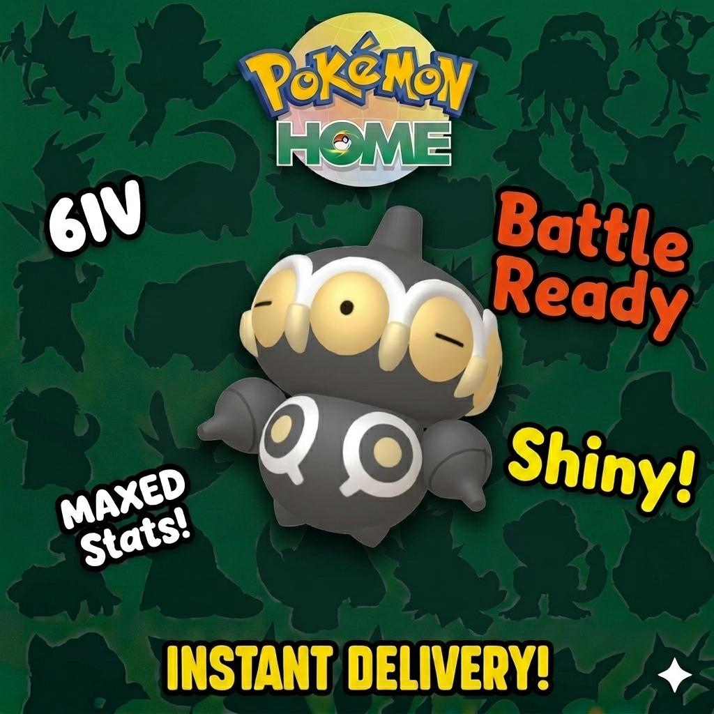 Shiny CLAYDOL Pokémon HOME 6IV Competitive Battle Ready – Pokémon HOME Transfers Pokémon card photo