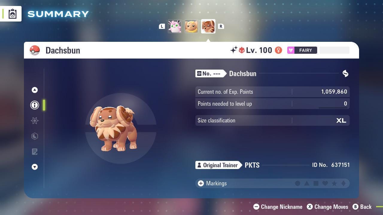 Shiny Alpha Dachsbun Pokemon Legends Za Mega Dimension DLC 6IV Competitive Battle Ready Pokémon card photo 3