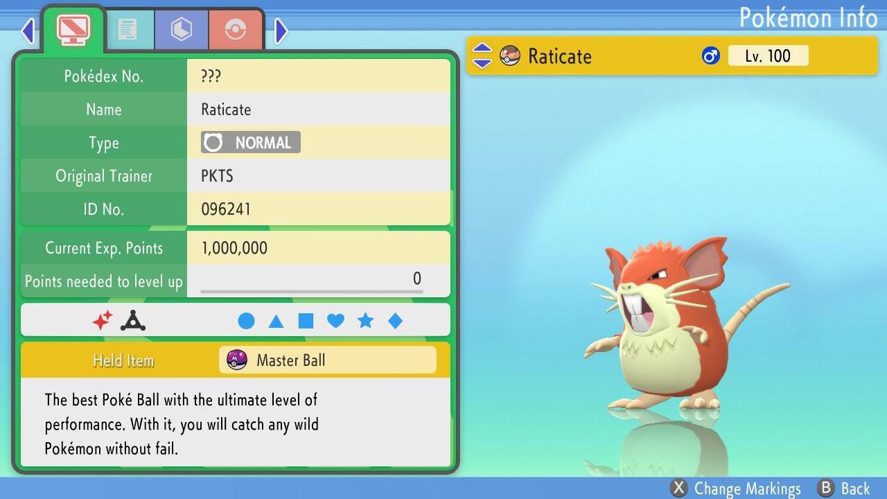 Shiny RATICATE Pokemon Brilliant Diamond Shining Pearl 6IV Competitive Battle Ready – Brilliant Diamond & Shining Pearl Pokémon card photo