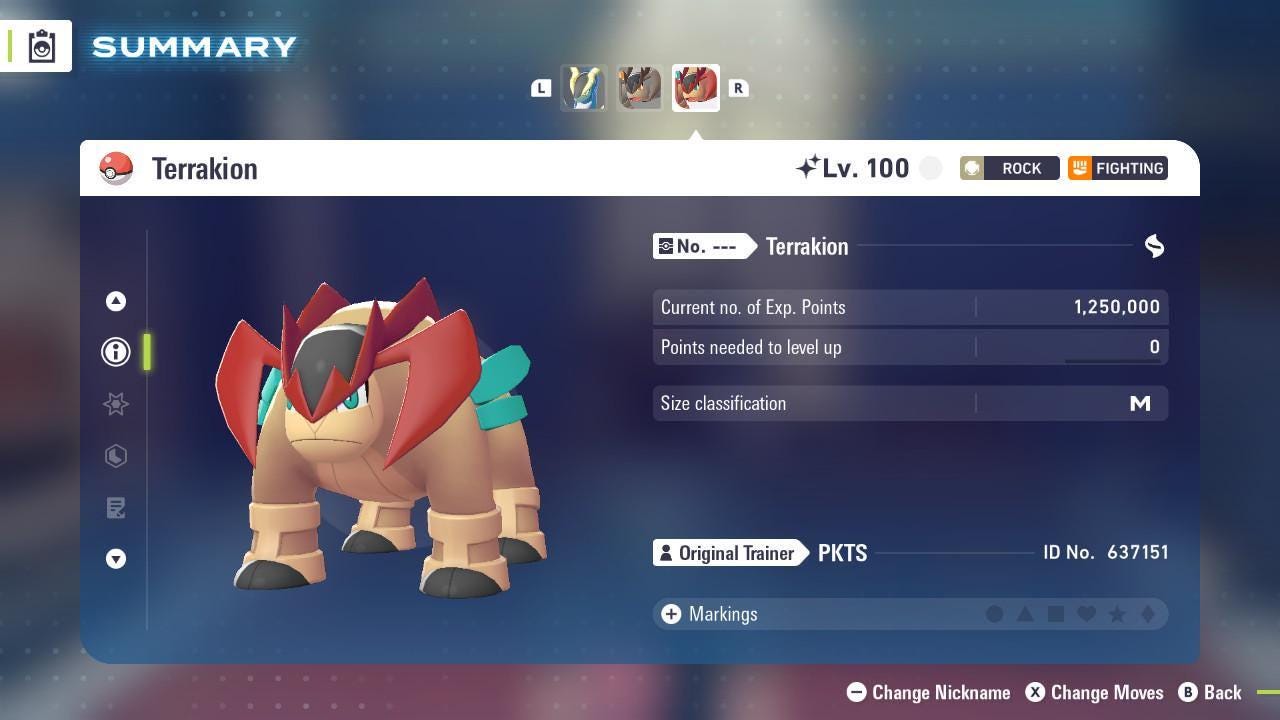 Shiny Terrakion Pokemon Legends Za Mega Dimension DLC 6IV Competitive Battle Ready Pokémon card photo 3