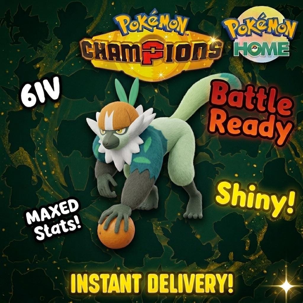 Shiny Passimian Pokémon Champions 6IV Competitive Battle Ready – Champions Pokémon card photo
