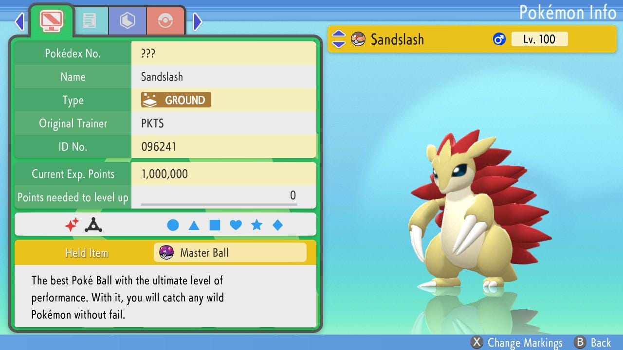 Shiny SANDSLASH Pokemon Brilliant Diamond Shining Pearl 6IV Competitive Battle Ready – Brilliant Diamond & Shining Pearl Pokémon card photo