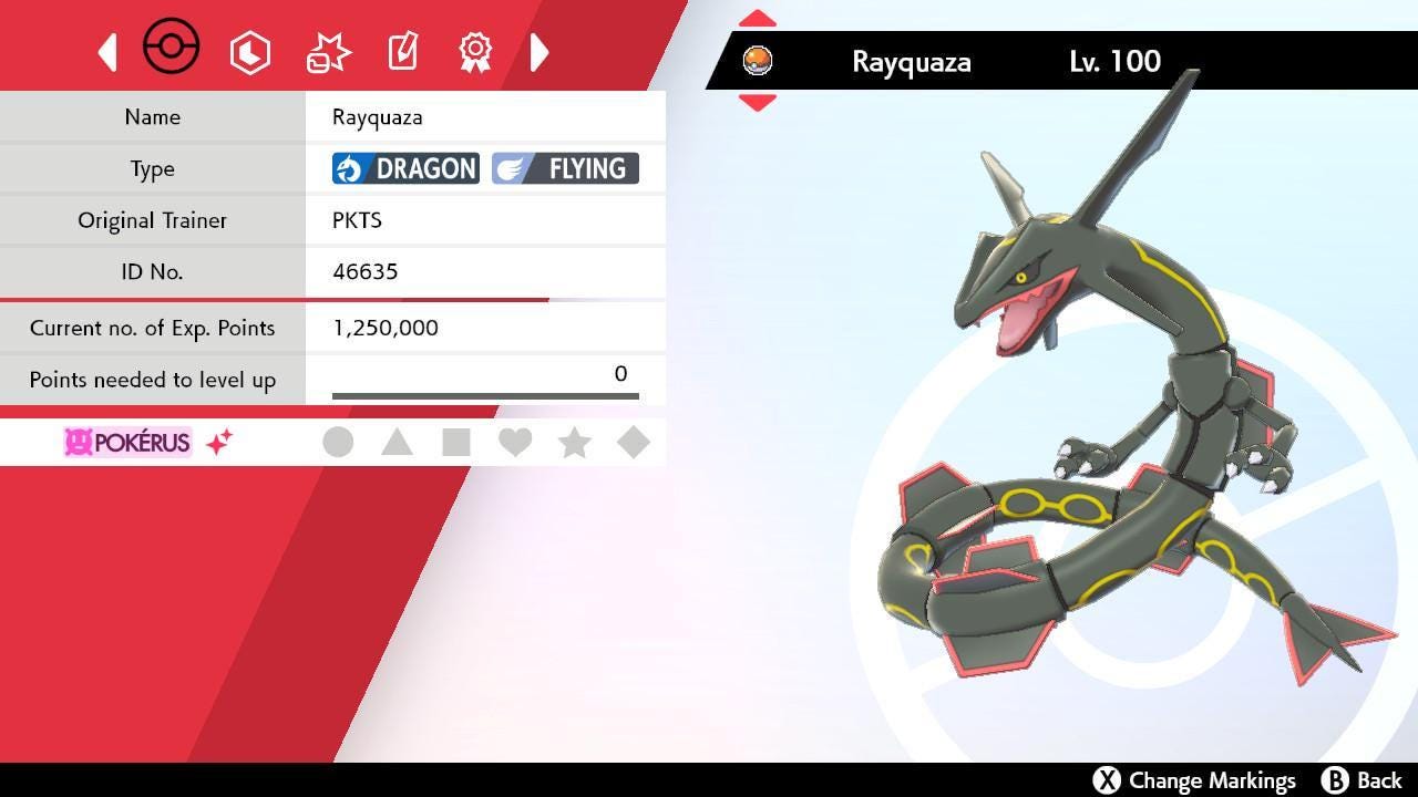 Shiny RAYQUAZA Pokemon Sword Shield 6IV Competitive Battle Ready Pokémon card photo 2