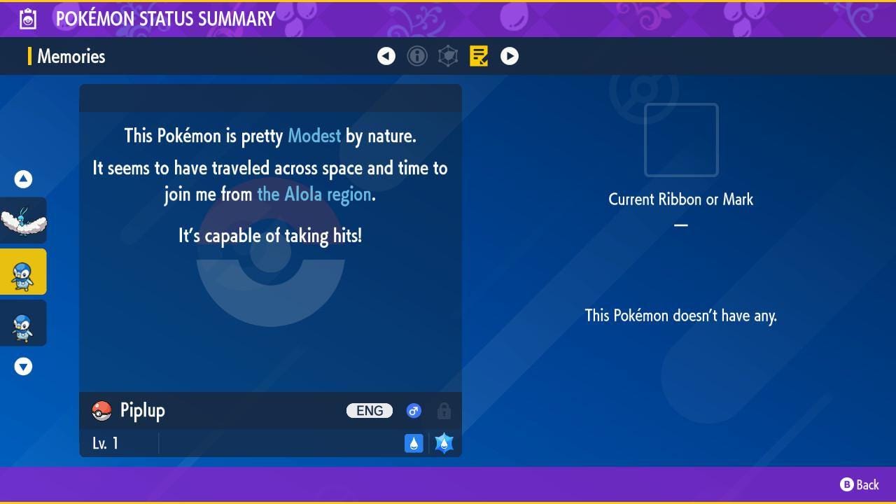 Shiny PIPLUP Pokémon Scarlet Violet 6IV Competitive Battle Ready Pokémon card photo 3