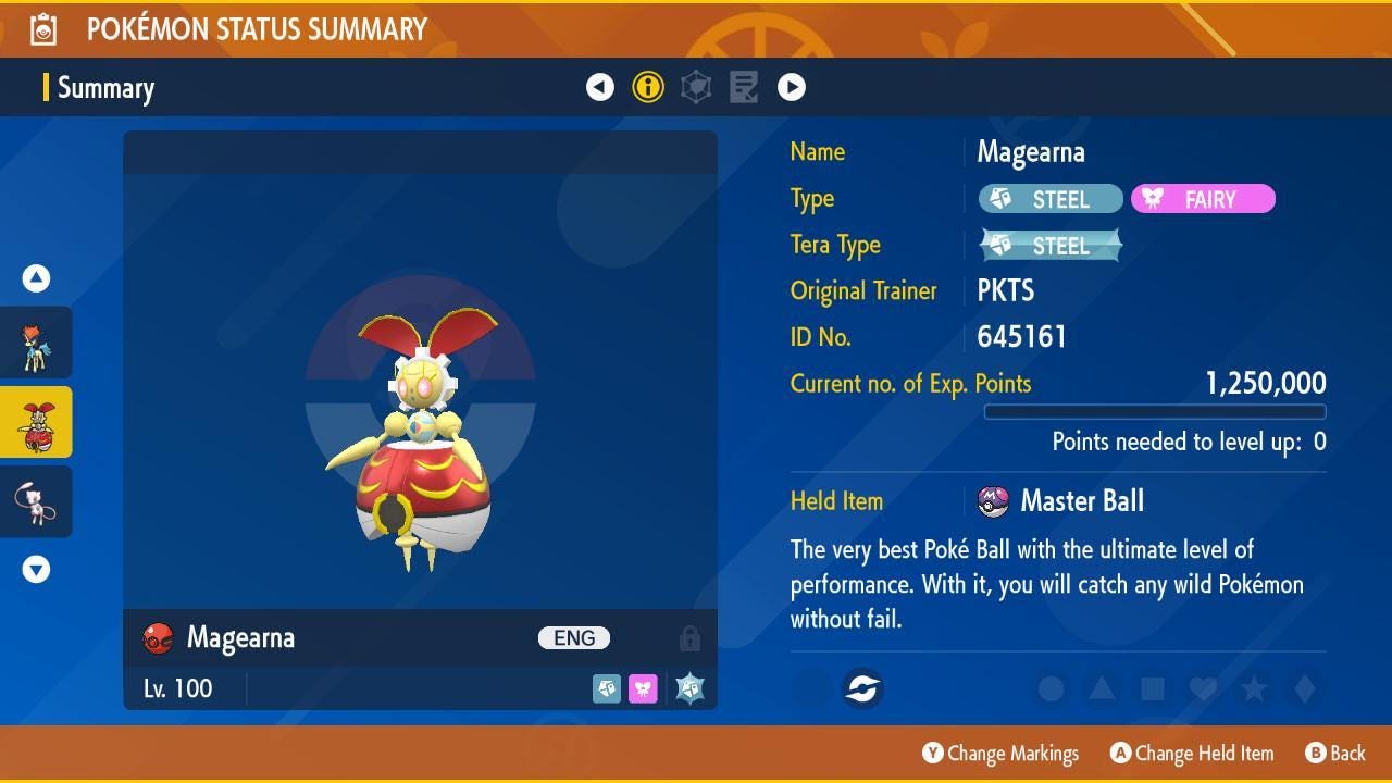 6IV Magearna Pokeball HOME Event Switch 2 Scarlet Violet Pokémon Battle Ready Free Bonus Shiny Fast Delivery – Exclusive Event Pokémon Pokémon card photo