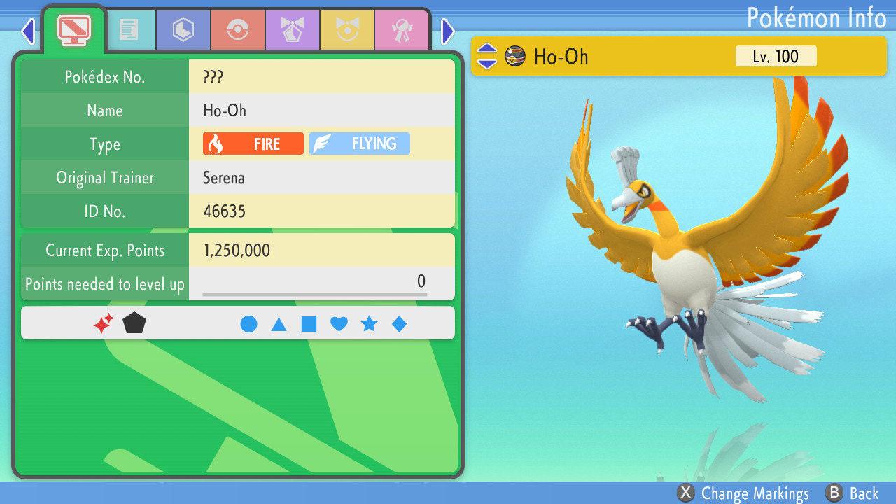 SHINY 6IV HO OH Pokemon Brilliant Diamond Shining Pearl 6IV Competitive Battle Ready Pokémon card photo 2