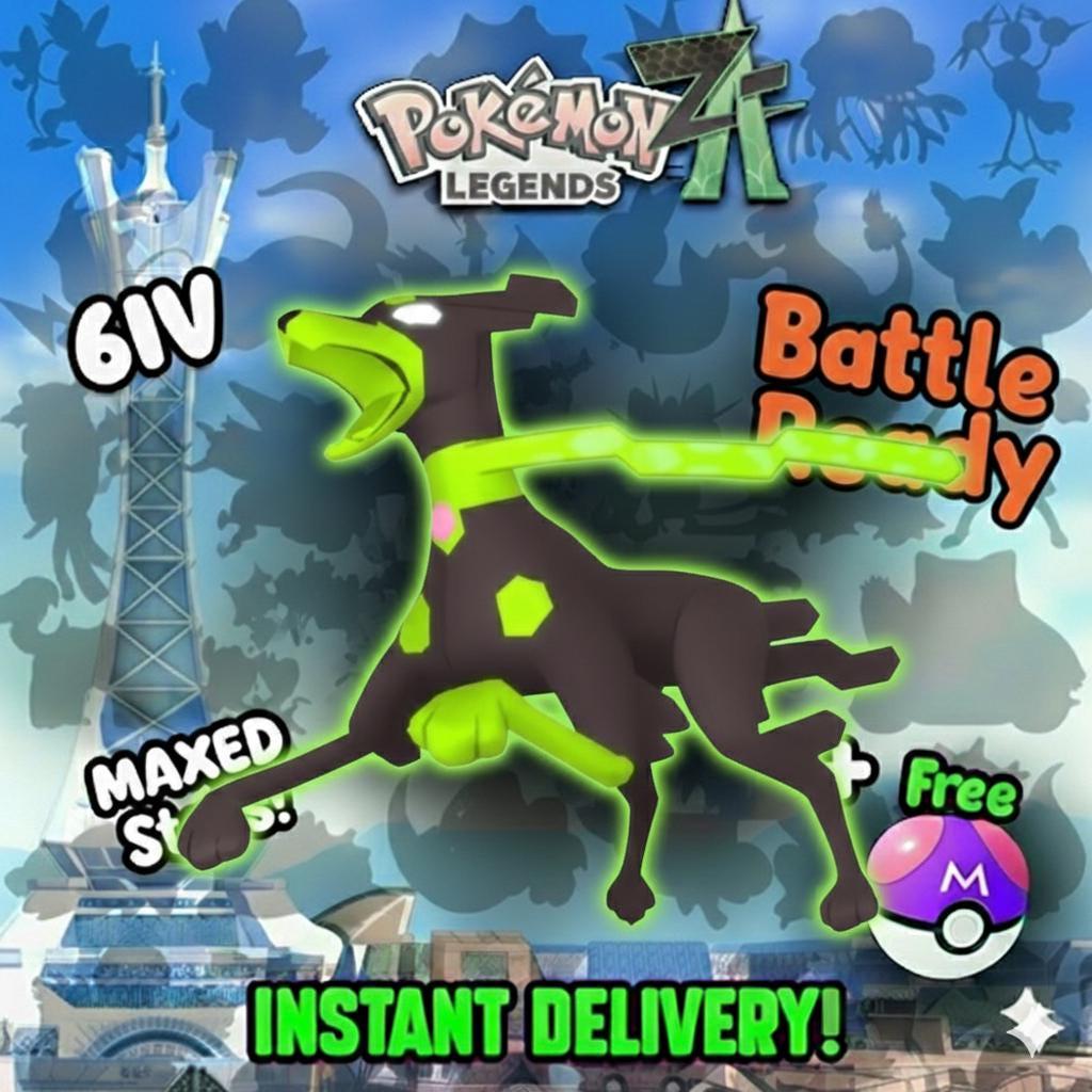 Pokemon Za Non Shiny 6IV 10% ZYGARDE Competitive Battle Ready Pokémon card photo