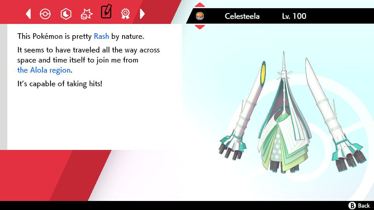 Shiny CELESTEELA Pokemon Sword Shield 6IV Competitive Battle Ready Pokémon card photo 4