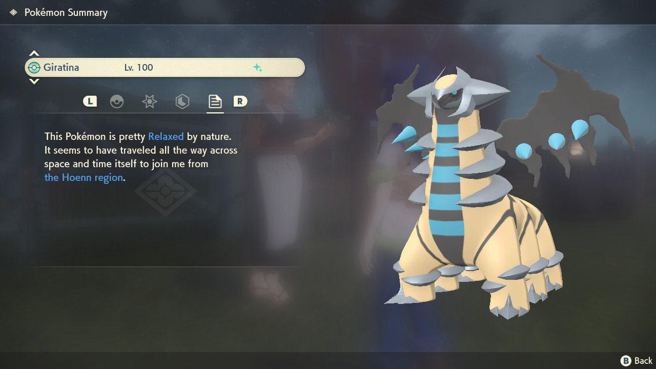 Shiny Giratina Pokemon Legends Arceus 6IV Competitive Battle Ready Pokémon card photo 3
