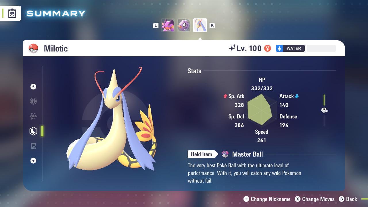 Shiny Milotic Pokemon Legends ZA Mega Dimension DLC 6IV Competitive Battle Ready Pokémon card photo 2