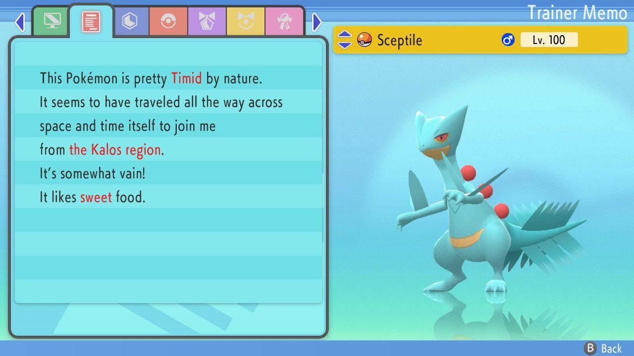 SHINY 6IV SCEPTILE Pokemon Brilliant Diamond Shining Pearl 6IV Competitive Battle Ready Pokémon card photo 3