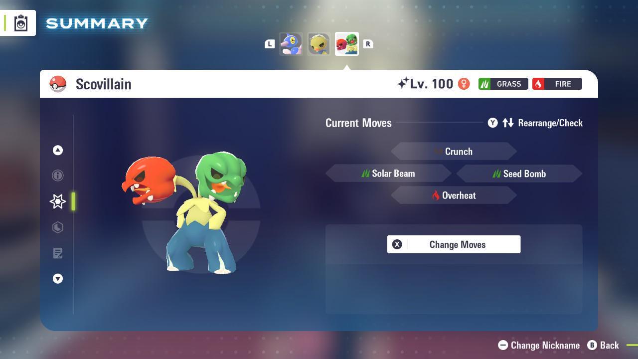 Shiny Scovillain Pokemon Legends ZA Mega Dimension DLC 6IV Competitive Battle Ready Pokémon card photo 4