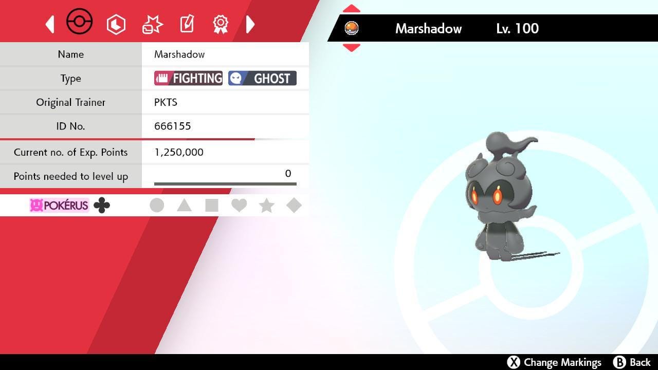 Non Shiny MARSHADOW Pokemon Sword Shield 6IV Competitive Battle Ready – Sword & Shield Pokémon card photo
