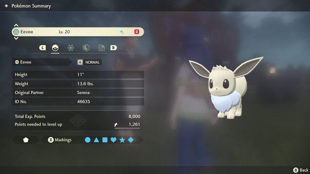 Shiny EEVEE Pokemon Legends Arceus 6IV Competitive Battle Ready Pokémon card photo 2