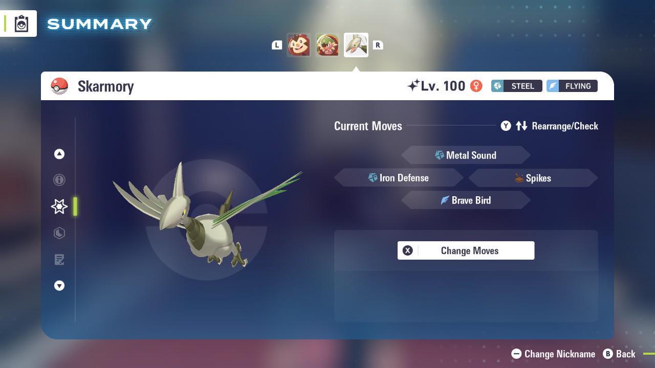 Shiny SKARMORY Pokémon Legends ZA 6IV Competitive Battle Ready Pokémon card photo 4
