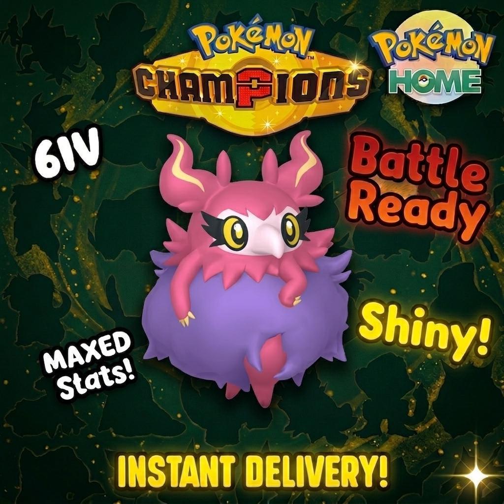 Shiny Aromatisse Pokémon Champions 6IV Competitive Battle Ready – Champions Pokémon card photo