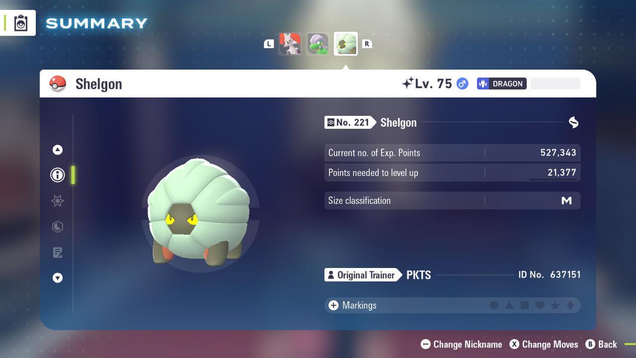 Shiny SHELGON Pokémon Legends ZA 6IV Competitive Battle Ready Pokémon card photo 2