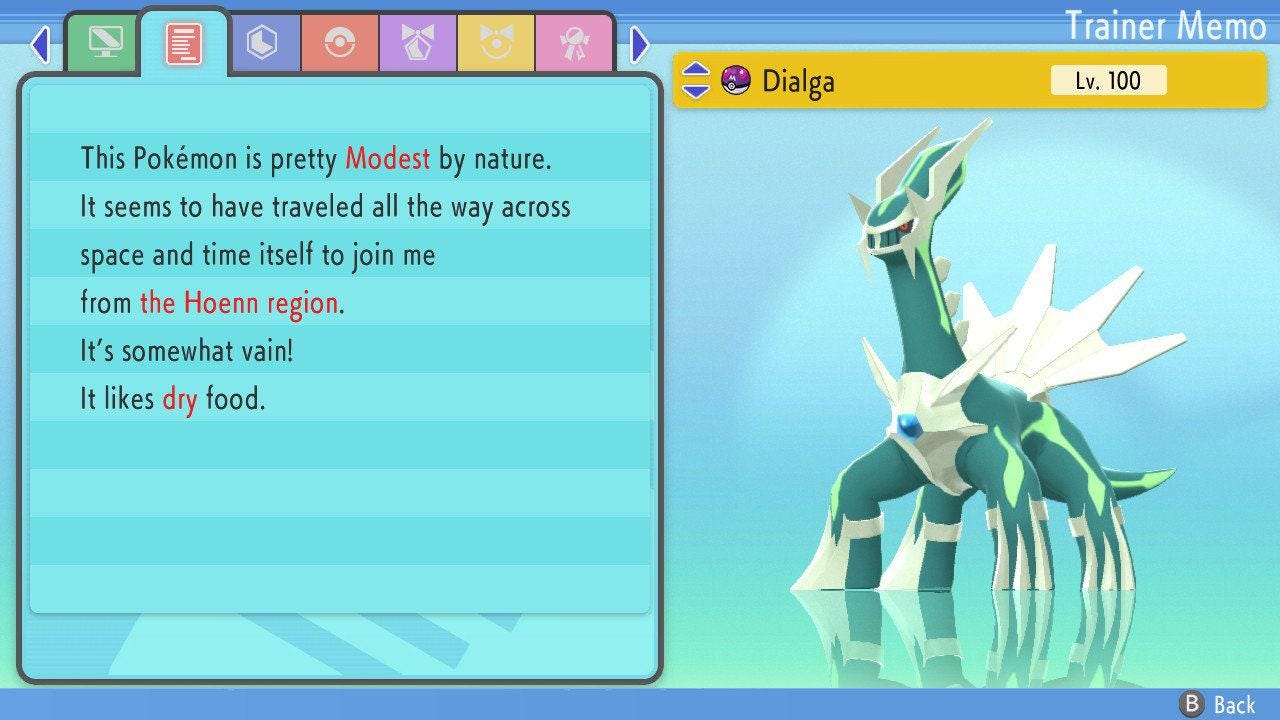 Shiny Dialga Pokemon Brilliant Diamond Shining Pearl 6IV Competitive Battle Ready Pokémon card photo 5