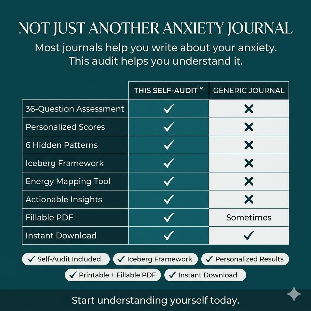 High Functioning Anxiety Workbook Self Audit Overthinking People Pleasing Boundaries PDF Pokémon card photo 5