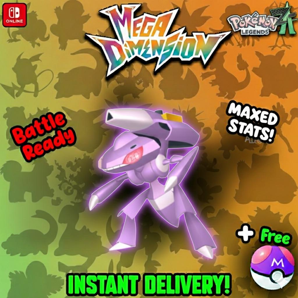 Non Shiny 6IV Genesect Pokemon Legends Za Mega Dimension DLC 6IV Competitive Battle Ready – Pokémon Legends Z-A Pokémon card photo