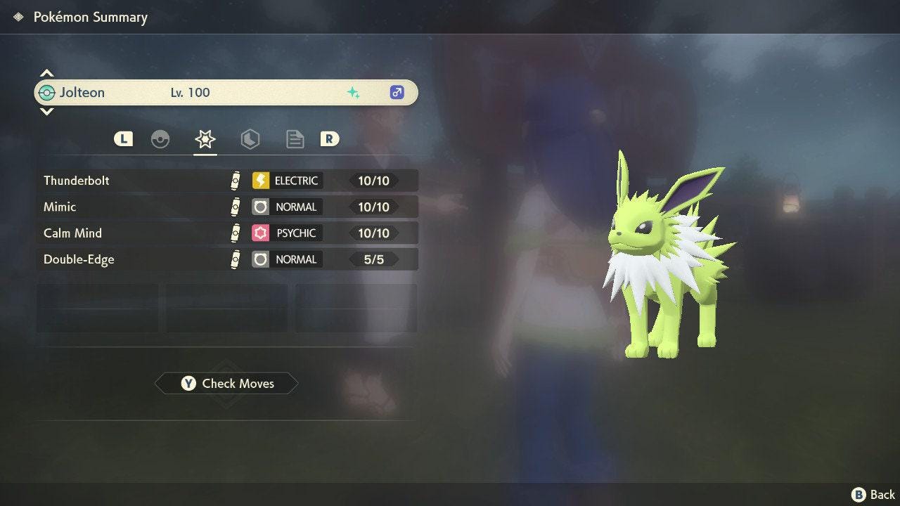 Shiny JOLTEON Pokemon Legends Arceus 6IV Competitive Battle Ready – Legends Arceus Pokémon card photo