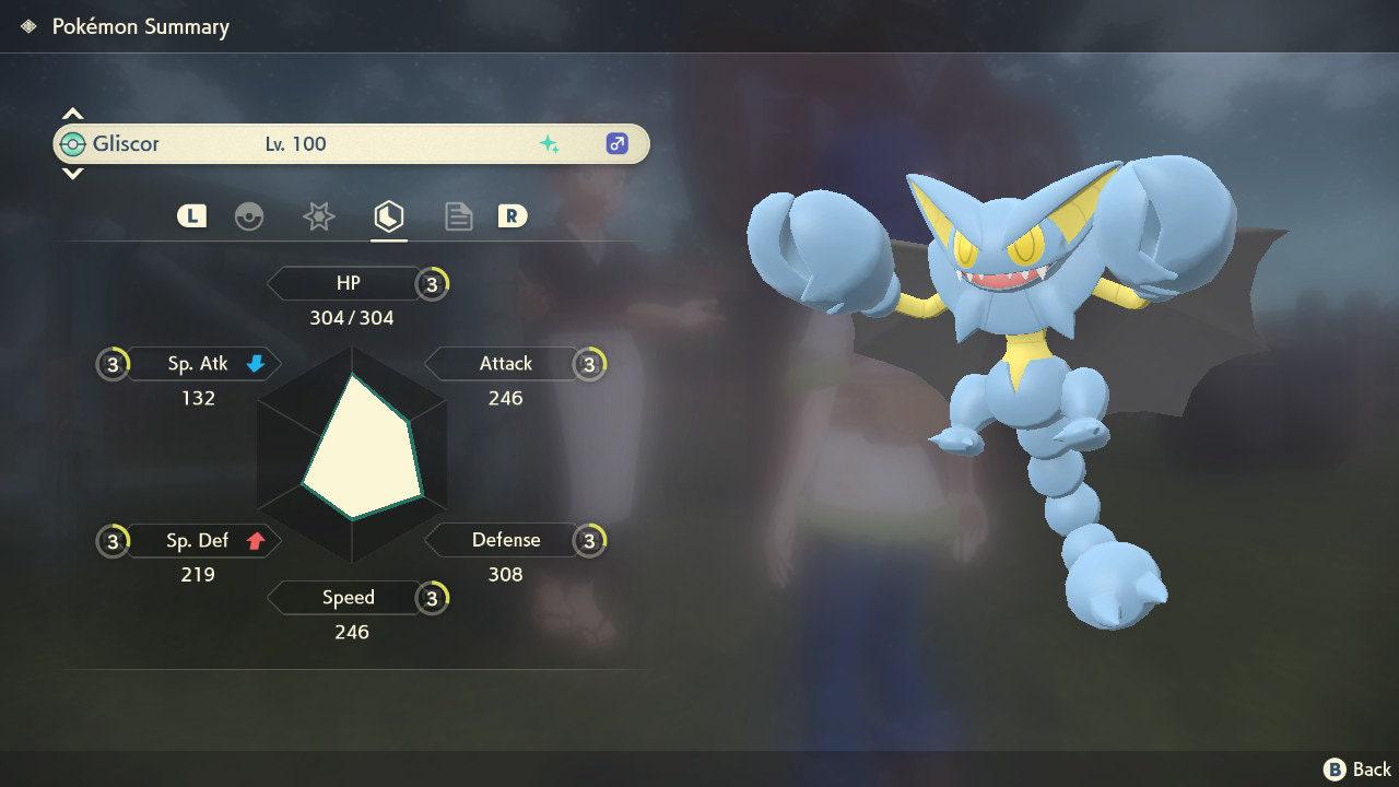 Shiny GLISCOR Pokemon Legends Arceus 6IV Competitive Battle Ready Pokémon card photo 2