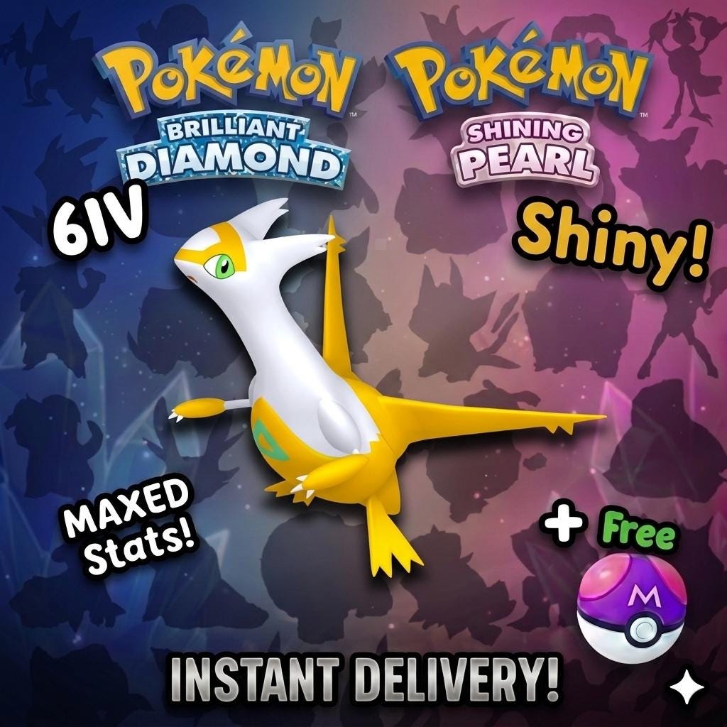 Shiny Latias Pokemon Brilliant Diamond Shining Pearl 6IV Competitive Battle Ready – Shiny Pokémon Pokémon card photo