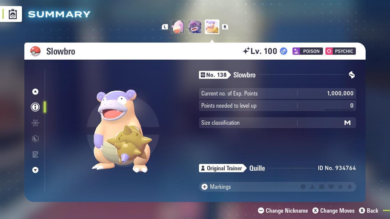 תמונה של פוקימון ZA שייני 6IV גאלריאן סלוברו פוקימון לגנדס ZA‏ 6IV מוכן לקרב תחרותי – תמונה 2