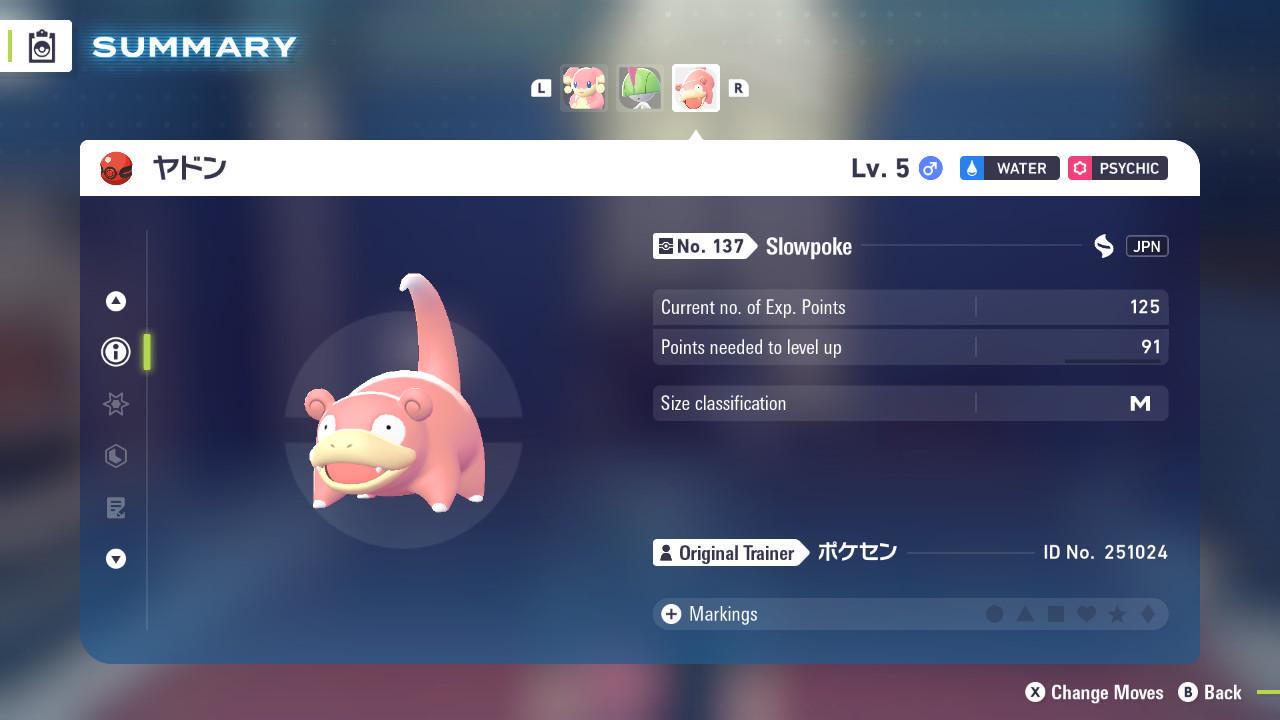 Pokemon ZA Non Shiny 6IV Event SLOWPOKE PokeCenter 251024 Center Kagawa 6IV Competitive Battle Ready Pokémon card photo 2