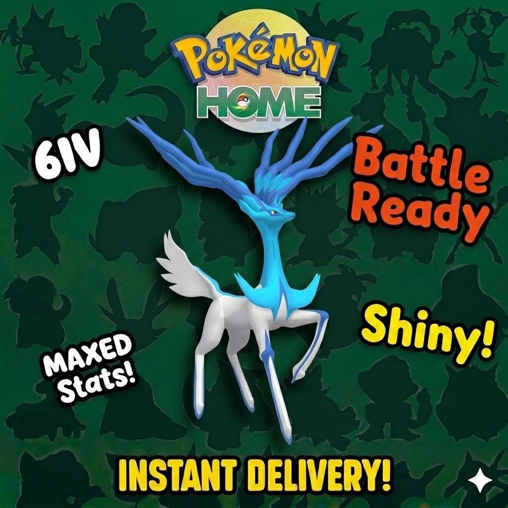 Shiny XERNEAS Pokémon HOME 6IV Competitive Battle Ready – Pokémon HOME Transfers Pokémon card photo